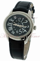 Audemars Piguet Millenary Ladies Black Dial Diamond Bezel 77301ST.ZZ.D002CR.01
