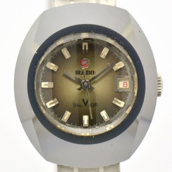 Auth RADO BALBOA Women's Watch Date Tungsten Automatic #2395