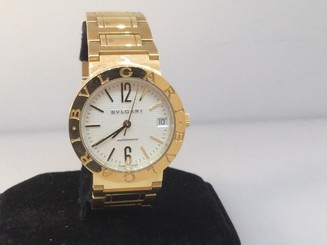 BVLGARI BULGARI 18 KARAT YELLOW GOLD AUTOMATIC WOMEN'S WATCH NEW $19,000 RETAIL!