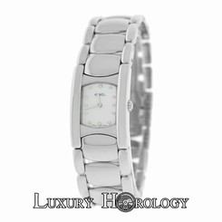 Genuine Mint Ladies Ebel Beluga 9057A21 Stainless Steel Diamond MOP Quartz Watch