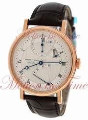 Breguet Chronometer 10Hz Silver Dial 41mm 18kt Rose Gold on Strap 7727BR/12/9WU