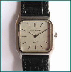 GIRARD PERREGAUX - Stainless Steel Quartz - NEW OLD STOCK - Unisex 1970's