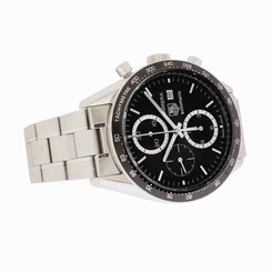 Men's Stainless TAG Heuer Carrera Chronograph, Ref. CV2010-1