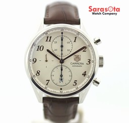Tag Heuer Carrera CAS2112 41mm Chronograph Brown Leather Automatic Men's Watch