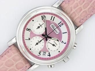 Chopard Mille Miglia Elton John Ladies Chronograph Watch Limited Edition Pink