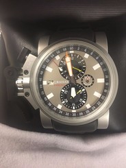 Graham Chronofighter Oversize Airwing LH 47mm Titanium n:091