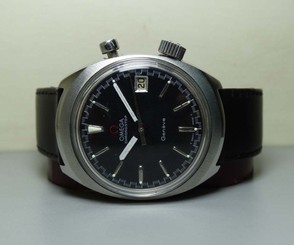 VINTAGE OMEGA Chronostop Geneve MENS DATE 28845823 USED H443 OLD ANTIQUE WATCH