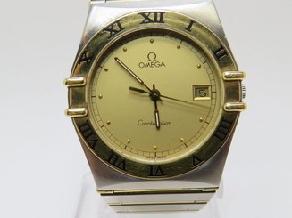 OMEGA CONSTELLATION Steel & Gold Quartz Gent's Used Watch
