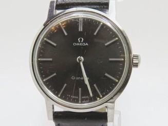 OMEGA Geneve Stainless Steel Mechanical Winder Men Watch 70's