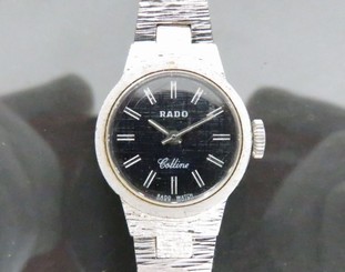 Authentic RADO Colline Hand Winding Women's Wrist Watch 17Jewels Swiss Made VTG