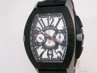 FRANCK MULLER CONQUISTADOR GRAND-PRIX 9900 CC GP, CHRONOGRAPH AUTOMATIC + BOX