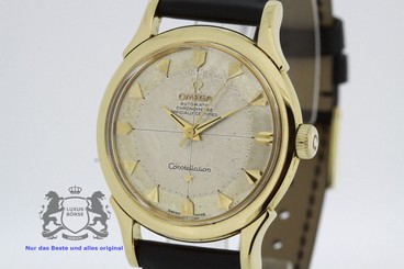 OMEGA Constellation Chronometer 2852 from 1958 Cal. 505 Pie Pan 18K Gold (2319)