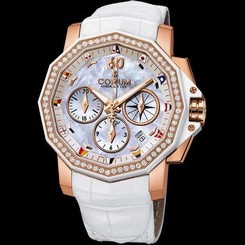 Corum Admiral's Cup Challenger 40 Chrono Diamonds 984.970.85/0089 Pn14