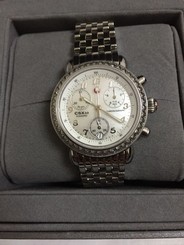 New Authentic Michele CSX36 Chronograph Diamond Ladies Quartz mww03m00001 Watch