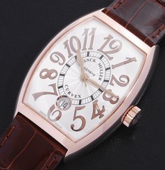 Franck Muller Curvex 7851 SC DT RELIEF 18K Rose Gold Auto Watch