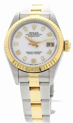 Ladies Rolex Datejust 18K Yellow Gold and Stainless Steel Watch 69173