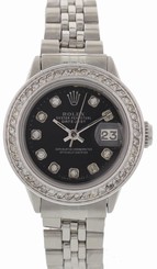 Ladies Rolex Datejust Stainless Steel & Diamonds 6517