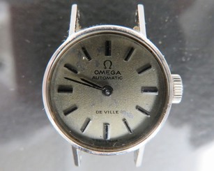100% Authentic OMEGA DE VILLE Automatic Women's Wrist Watch 551.0057 Swiss VTG
