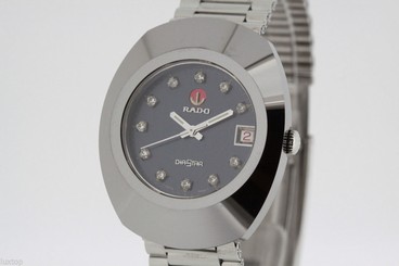 RADO DiaStar Tungsten Diamond Dial Vintage Men's Automatic Watch ETA 2783 (1500