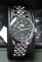 Oris Watch 44mm Artix GT Day Date Automatic Steel Bracelet 73576624434 NEW 31040