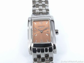  Longines DolceVita Mini Rose Dial with Box & Papers L5.158.4.96.6 Quartz Copper