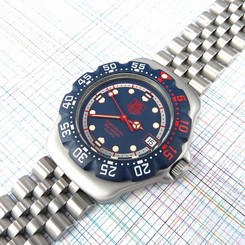 TAG Heuer Midsize Formula 1, Blue Dial WA1210 NEW Bezel, Battery and Glass