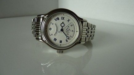 Gevril Masterpiece metal bracelet Men's Automatic High grade Excellent Cond
