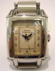 Pre-Owned Girard Perregaux Vintage Stainless Steel Watch Ref 2591