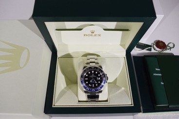 Rolex 116710BLNR GMT-Master II 904L Mens Stainless Steel Sports Wrist Watch