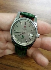 Vintage RADO GREEN HORSE WATCH Swiss Automatic Genuine Green Alligator Strap