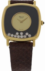 Ladies Chopard Happy Diamonds 18K Yellow Gold Watch 2106