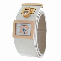 Ladies Chopard Happy Diamonds 209147-5001 Diamond 18K Rose Gold MOP Quartz Watch