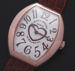 Franck Muller 5002 M QZ C Heart 18k Rose Gold Quartz Watch