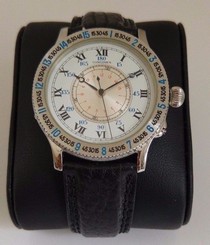 Authentic Vintage Longines Hour Angle Lindbergh Automatic Mens Watch Steel 38mm