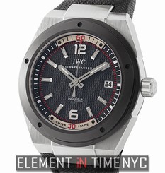 IWC Ingenieur Automatic 44mm Steel Ceramic Bezel Black Dial IW3234-01 NOS