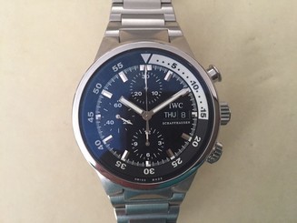 IWC Aquatimer Automatic Chronograph Stainless Steel Reference 3719