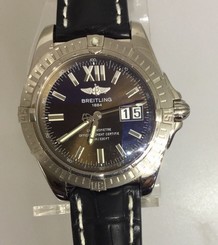 BREITLING COCKPIT LIMITED EDITION 18K WHITE GOLD MENS WATCH NEW! $17500 RETAIL!!