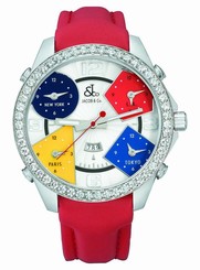 Jacob & Co. Men's Five Time Zone 3.25ct Diamond Collection 47MM Watch JC1
