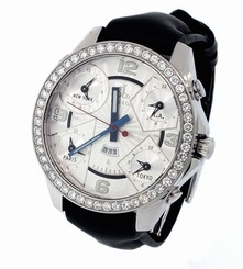 Jacob & Co. 5 Time Zone Dial 3.25ct Diamond Watch JC14-S