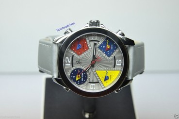 Jacob & Co Five Time Zone Diamond Accents 40mm Swiss Made Watch JC-M57DA