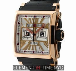 Roger Dubuis King Square Chronograph 18k Rose Gold 41mm LTD ED XX/88 KS40 B+P
