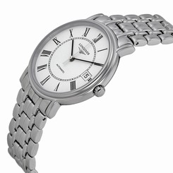 New! Longines Presence Automatic White Dial Stainless Steel Mens Watch L48214116