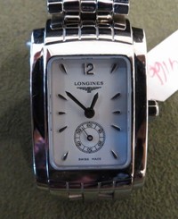 Longines Dolce Vita Luxury Ladies Watch Rectangular Analog L51554166 Swiss Made 703200054957