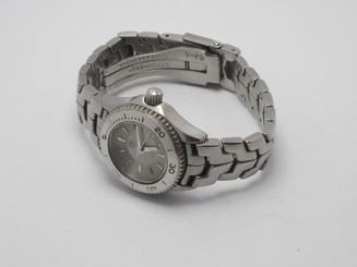  TAG HEUER WJ1110 WOMENS GREY LINK STAINLESS STEEL WATCH