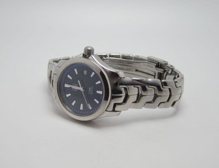 TAG HEUER WJF1315 WOMENS BLUE LINK STAINLESS STEEL WATCH