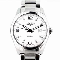 Longines Conquest Classic 40mm white - L2.785.4.76.6 7612356179342