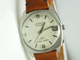 Vintage LONGINES Automatic Ultra-Chron Cal 431 17Jewels S.S 1960s Date Watch