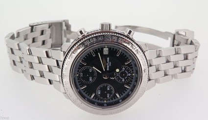 .BREITLING ASTROMAT CHRONO LONGITUDE STEEL AUTOMATIC GNTS WATCH + PAPERS