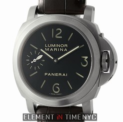 Panerai Luminor Marina Titanium 44mm Black Dial PAM 177 O Series B+P 2013
