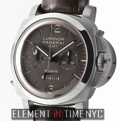 Panerai Luminor 1950 8 Days GMT Monopulsante Chronograph PAM 311 NOS 2011